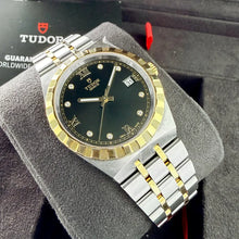 Load image into Gallery viewer, Tudor Royal Two Tone 28503 - Unworn with stickers – Black Diamond Dial
