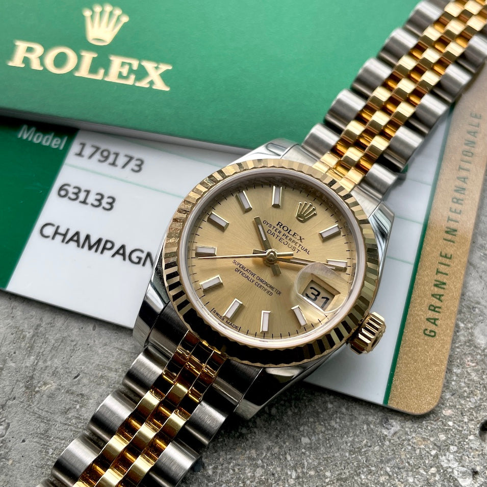 2015 Rolex Ladies Datejust Two Tone 179173 - Unworn