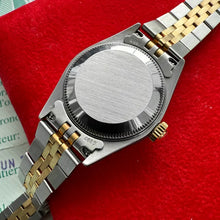 Load image into Gallery viewer, 2002 Rolex Datejust Blue Vignette Dial 69173 - Jubilee band + Box + Papers
