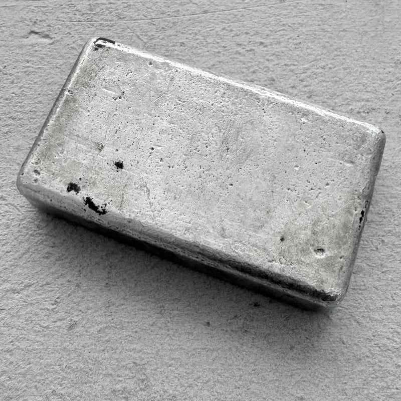 Vintage 10 oz Engelhard .999 Silver poured bar