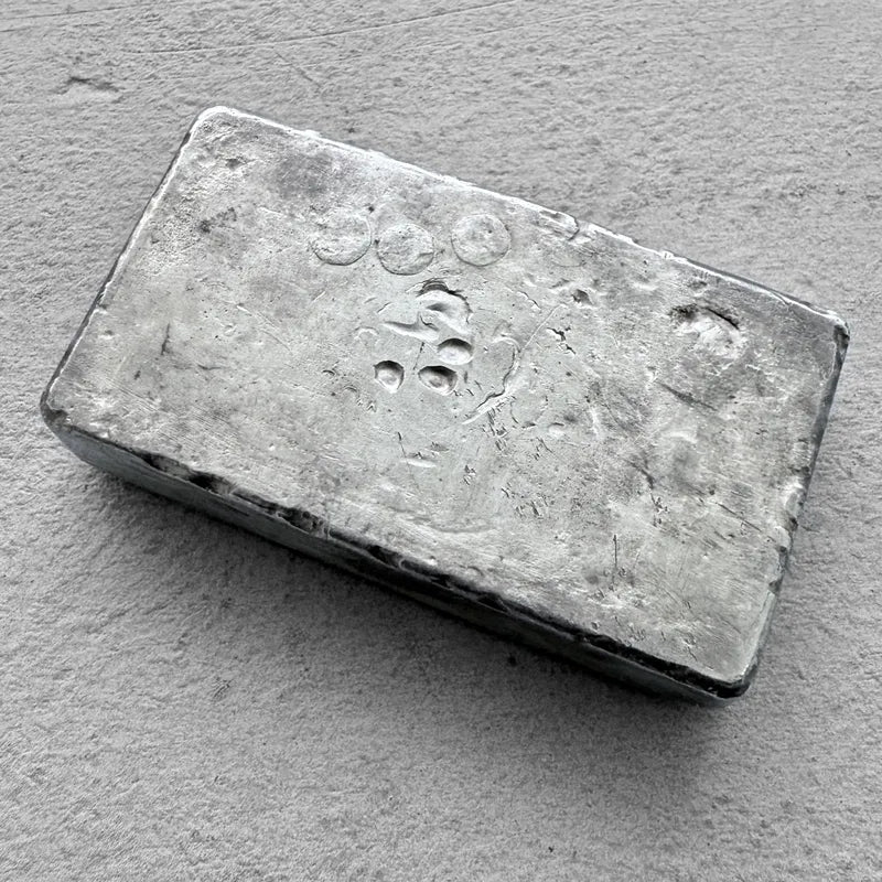 Vintage 10 oz Engelhard .999 Silver poured bar