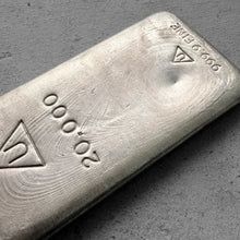 Load image into Gallery viewer, Vintage 20 oz .999 Silver Delta Poured bar
