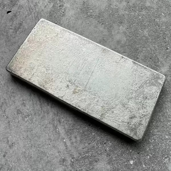 Vintage 20 oz .999 Silver Engelhard Poured bar - 5 Digit Serial - 1st Series