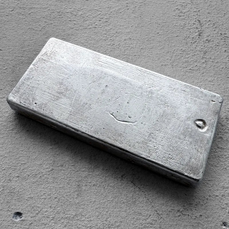 Vintage 20 oz .999 Silver Engelhard Poured bar - Stunning  Pour Lines