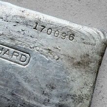 Load image into Gallery viewer, Vintage 20 oz .999 Silver Engelhard Poured bar -Stunning Pour Lines Error Serial
