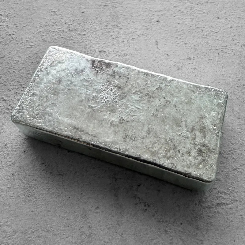 Vintage 20 oz .999 Silver JMC Johnson Matthey Poured bar