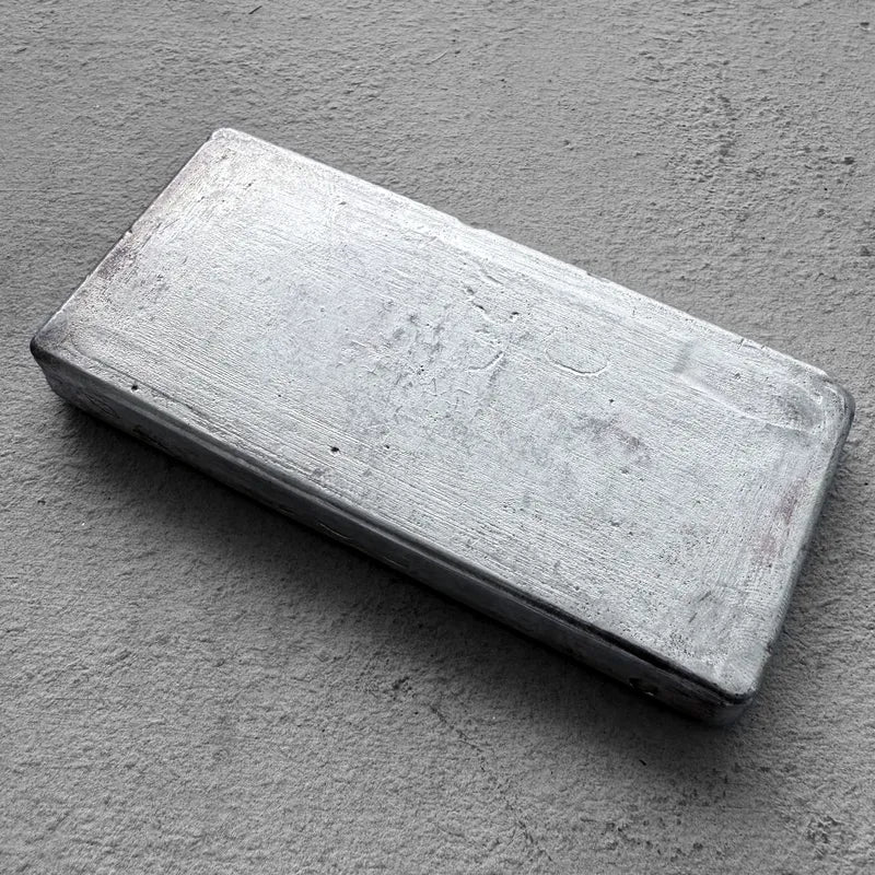 Vintage 20 oz .999 Silver Engelhard Poured bar - Stunning  Pour Lines