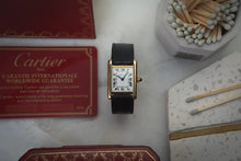 Load image into Gallery viewer, Vintage Cartier Tank Louis solid 18k Gold 78087 - Box + Papers - Collector's set
