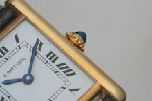 Load image into Gallery viewer, Vintage Cartier Tank Louis solid 18k Gold 78087 - Box + Papers - Collector's set

