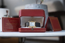 Load image into Gallery viewer, Vintage Cartier Tank Louis solid 18k Gold 78087 - Box + Papers - Collector's set
