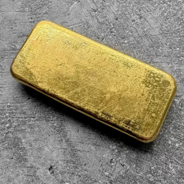 Vintage Engelhard 2 oz Gold Poured Bar .9999 2oz
