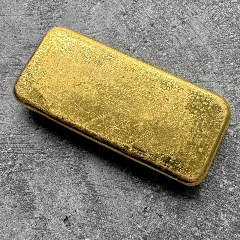 Vintage Engelhard 2 oz Gold Poured Bar 2oz - No Serial