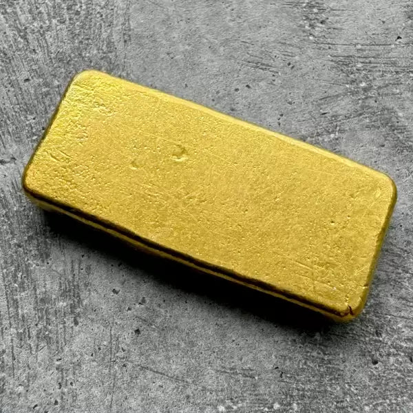 Vintage Engelhard 2 oz Gold Poured Bar 2oz - Scarce Early '999+' style