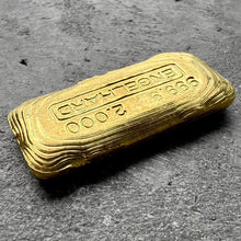 Load image into Gallery viewer, Vintage Engelhard 2 oz Gold poured Bar
