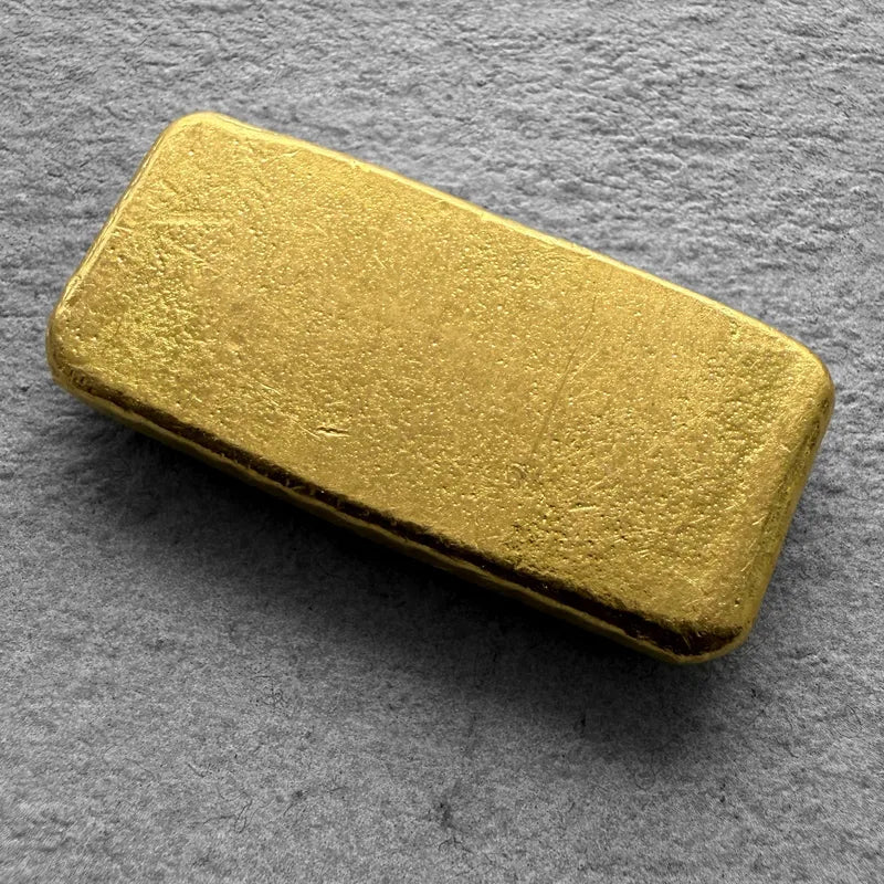 Vintage Engelhard 2 oz Gold Poured Bar 2oz - 5 digit serial