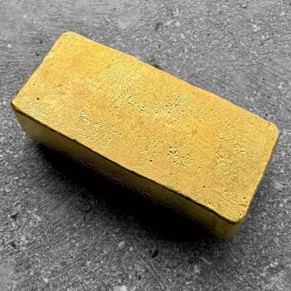 Vintage Engelhard 5 oz Gold Poured Bar .9999 5oz