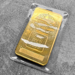 Vintage Engelhard 5 oz Gold Sealed Bar .9999 5oz