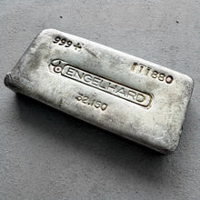 Load image into Gallery viewer, Vintage Engelhard Kilo Silver bar
