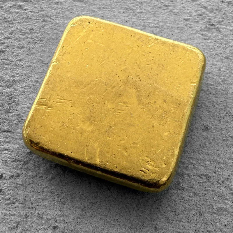 Vintage Engelhard square 2 oz Gold poured Bar