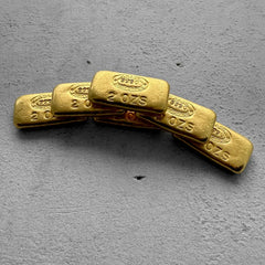Vintage JMC Johnson Matthey Company 2 oz Gold Poured Bar 2oz