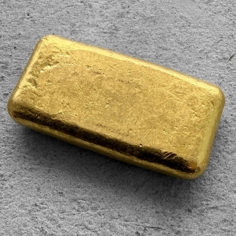 Vintage JMC Johnson Matthey Company 2 oz Gold Poured Bar 2oz