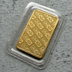 Vintage Johnson Matthey 1/4oz Gold Bar .9999 Sealed in Plastic