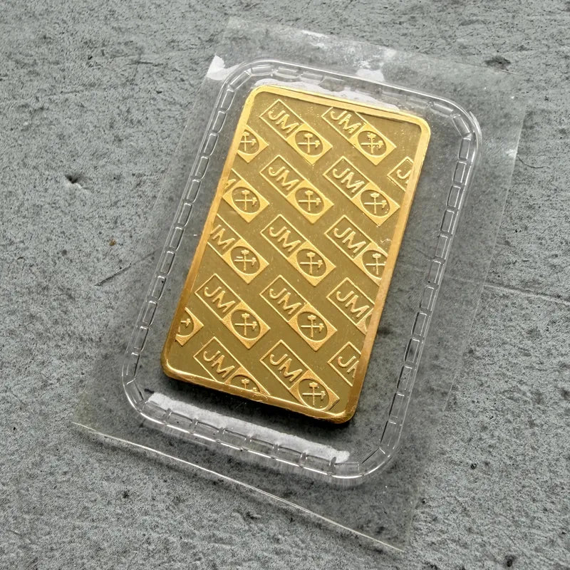 Vintage Johnson Matthey 1/4oz Gold Bar .9999 Sealed in Plastic