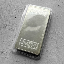 Load image into Gallery viewer, Vintage Johnson Matthey 10 oz .999 Silver bar Scotiabank Scotia
