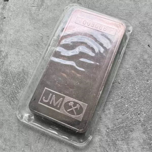 Johnson Matthey 10 oz .999 Silver Scotia bar Scotiabank
