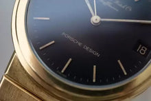 Load image into Gallery viewer, Vintage Mens IWC 18K Yellow Gold 9707 - Integrated Bracelet - Porsche Design

