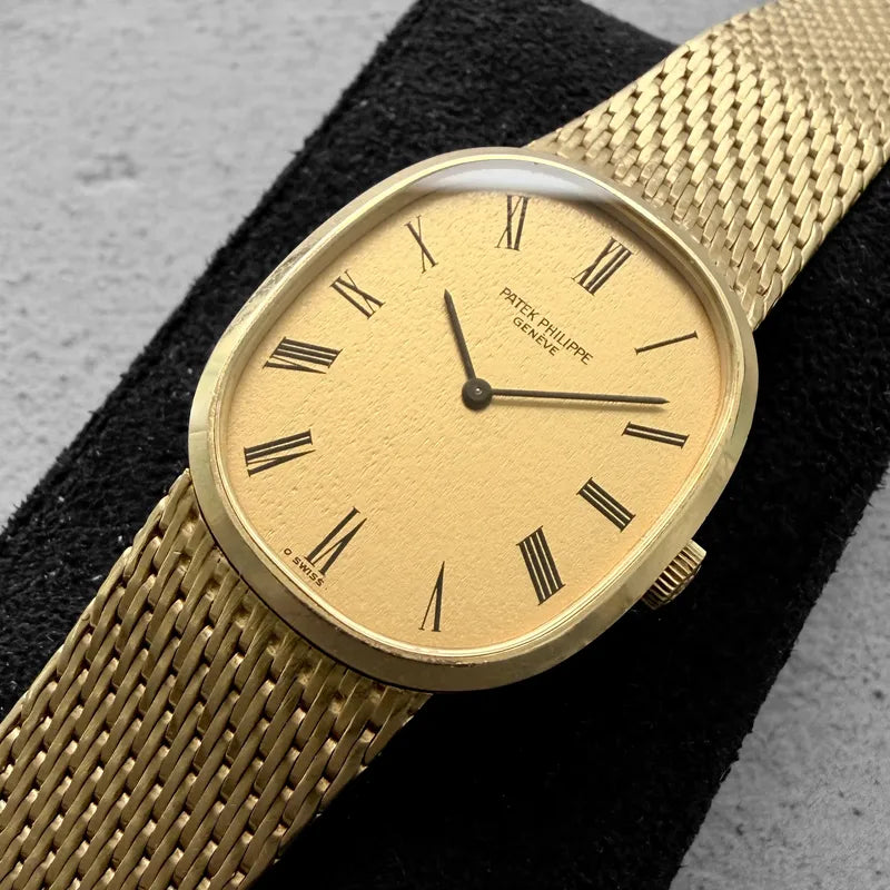 Vintage Patek Philippe solid 18k Yellow gold Golden Ellipse 3748 - 84 Grams