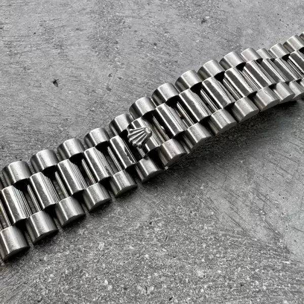 Vintage Rolex 18k White Gold Bracelet 8385 for 18039 President 55b Endlink