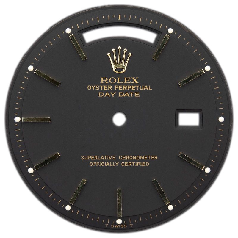 Vintage Rolex President 1803 for yellow gold - Original Matte Black Dial