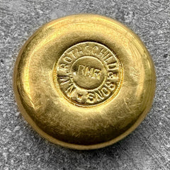 Vintage Rothschild 1oz Gold Button Round