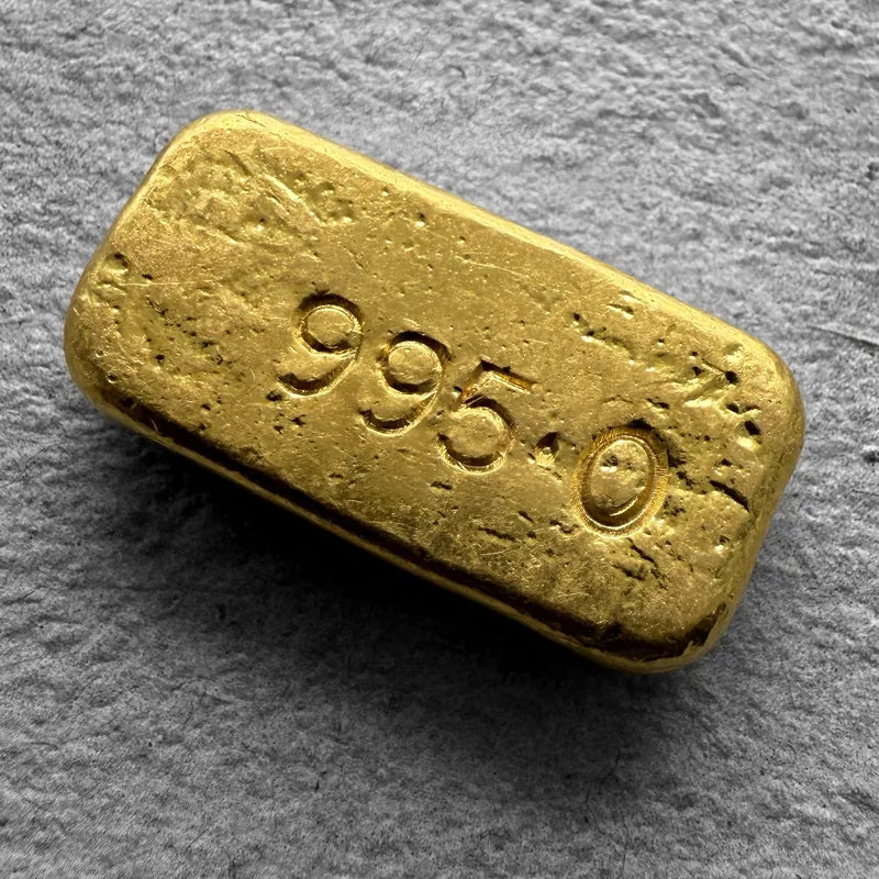 Vintage Rothschild 1 oz Gold Poured Bar 1oz - Rothschild Family History