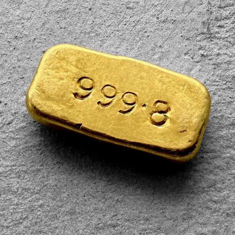 Vintage Rothschild 1 oz Gold Poured Bar 1oz - Rothschild Family History