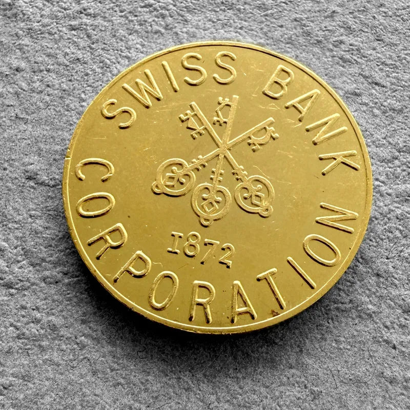 Vintage Swiss Bank Corporation 1872 1 oz Gold round .9999 1oz