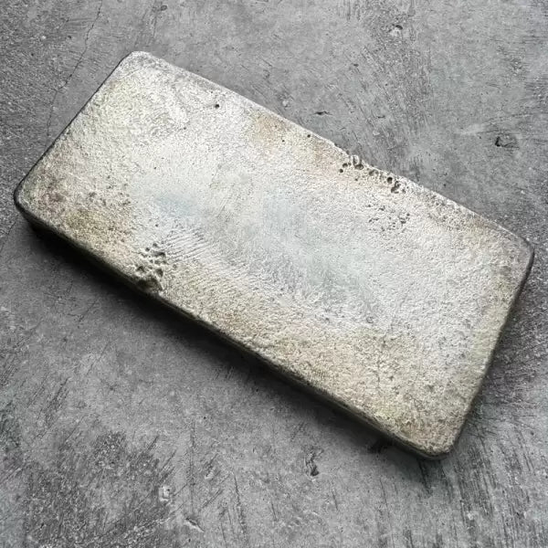 Vintage 20 oz .999 Silver Engelhard Poured bar - 5 Digit Serial