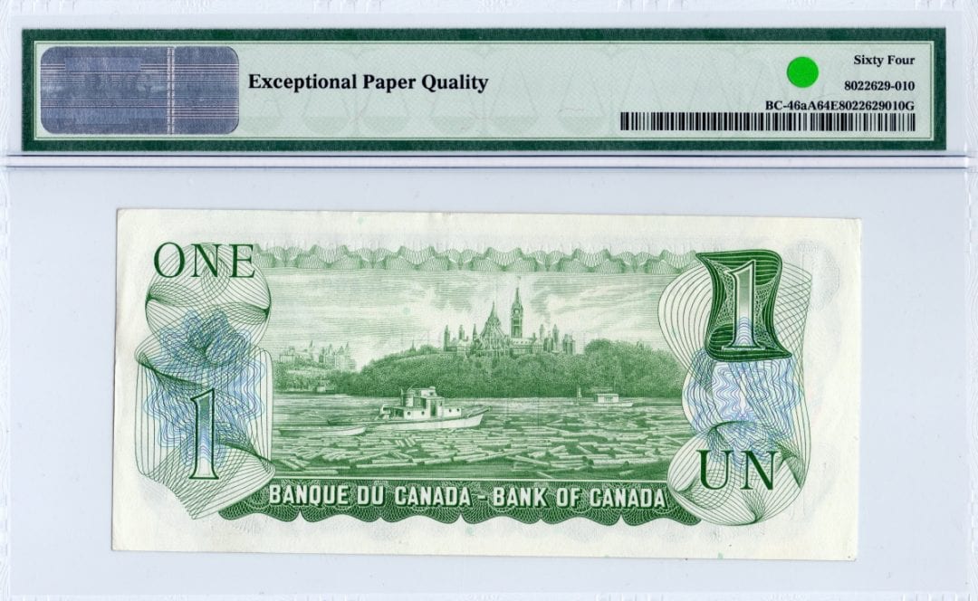 1973 Bank of Canada *AA Replacement - PMG UNC-64 EPQ