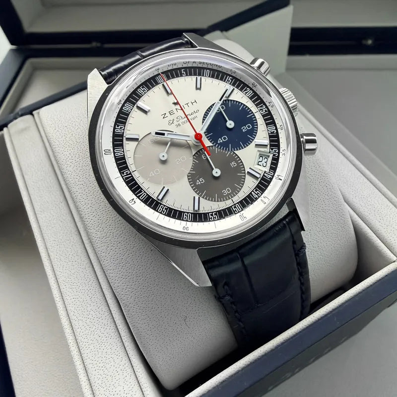 Zenith Chronomaster 03.3200.3600/69.M3200 Box + papers Retail $10,700 USD