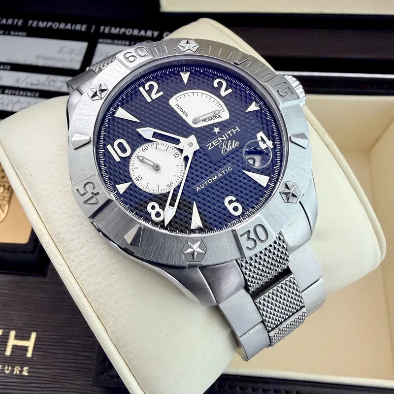 Zenith Defy Power Reserve black dial  03.0516.685 – Box + Papers