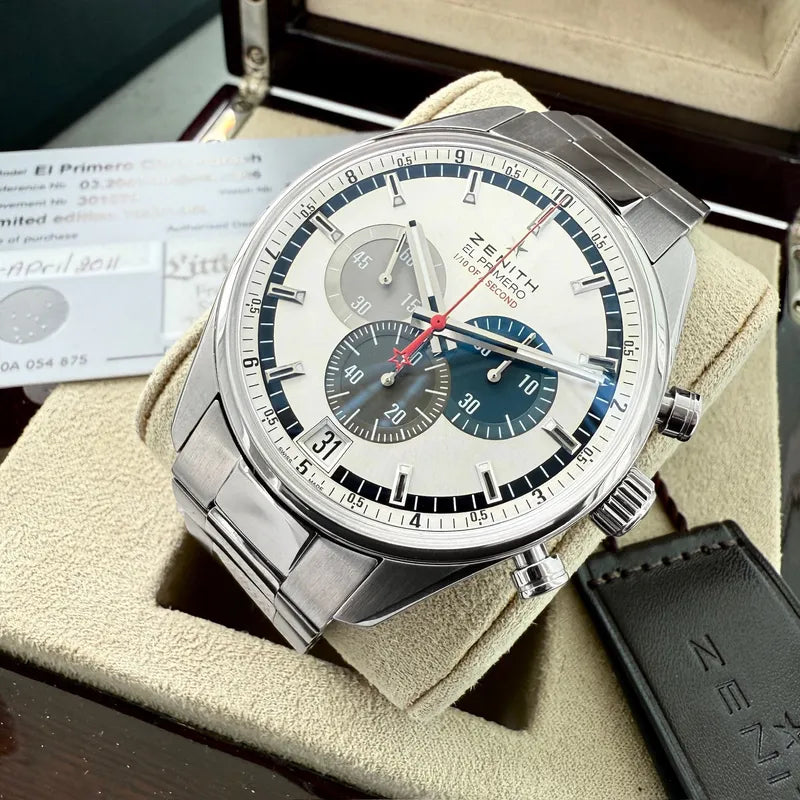 Zenith El Primero 03.2041.4052/69.C496 Striking 10th Box + Papers -with stickers