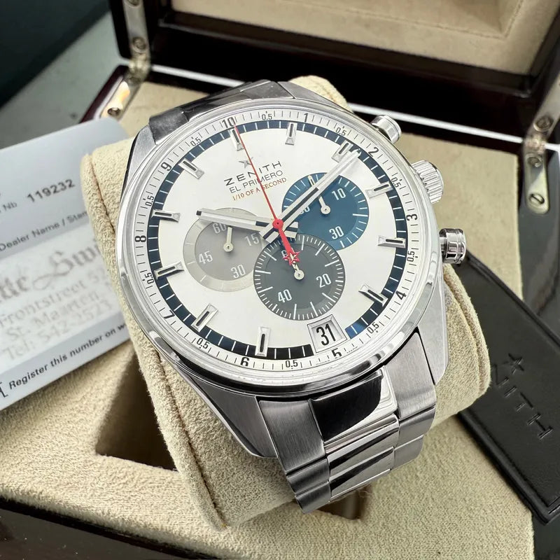 Zenith El Primero 03.2041.4052/69.C496 Striking 10th Box + Papers -with stickers