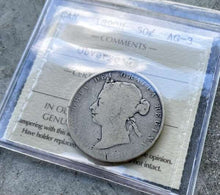 Load image into Gallery viewer, Canada Key Date 1890-H 50 Cents ICCS AG-3
