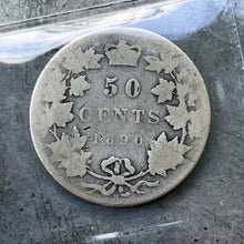 Load image into Gallery viewer, Canada Key Date 1890-H 50 Cents ICCS AG-3
