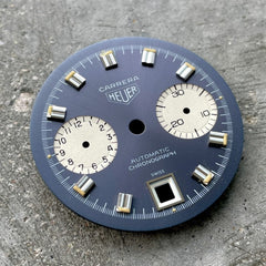 Factory Original Carrera Heuer Automatic Chronograph Greyish Blue Dial