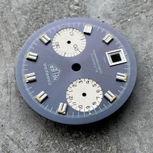 Load image into Gallery viewer, Factory Original Carrera Heuer Automatic Chronograph Greyish Blue Dial
