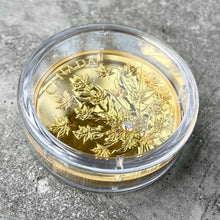 Load image into Gallery viewer, 2018 Canada $250 .9999 Gold Coin - The Magnificent Maple with Diamond
