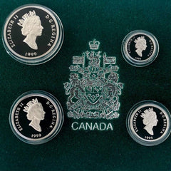 1999 Platinum Canada 1.85oz Proof Coin Set - Low Mintage 434 Mintage - Muskox