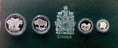 1997 Platinum Canada 1.85oz Proof Coin Set - 413 Minted - Wood Bison